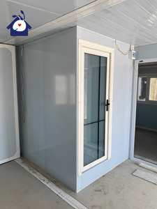 Full bathroom Australia expandable container <b>house</b> home made office made 20ft expandable <b>prefab</b> container <b>house</b> - Product Image 6