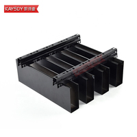 KAYSDY personalizado moderno deflector de aluminio en forma de U diseño decorativo tira de metal colgante techo elástico