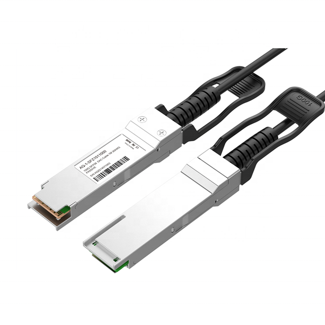 QSfp+ Qsfp28-100g-Cu2m 100g Breakout Cable Qsfp28 to 100g Passive DAC Direct Attach Copper for Electronic Application