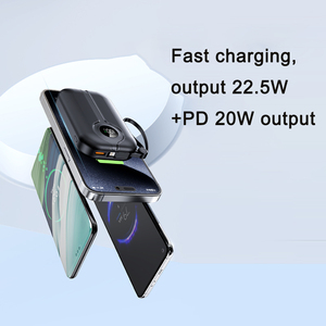 Mini Power Bank 20000mAh, <span class=keywords><strong>batterie</strong></span> <span class=keywords><strong>externe</strong></span> portable de grande capacité, 20000 mAh, PD 22.5W, charge rapide, écran LED - Product Image 4