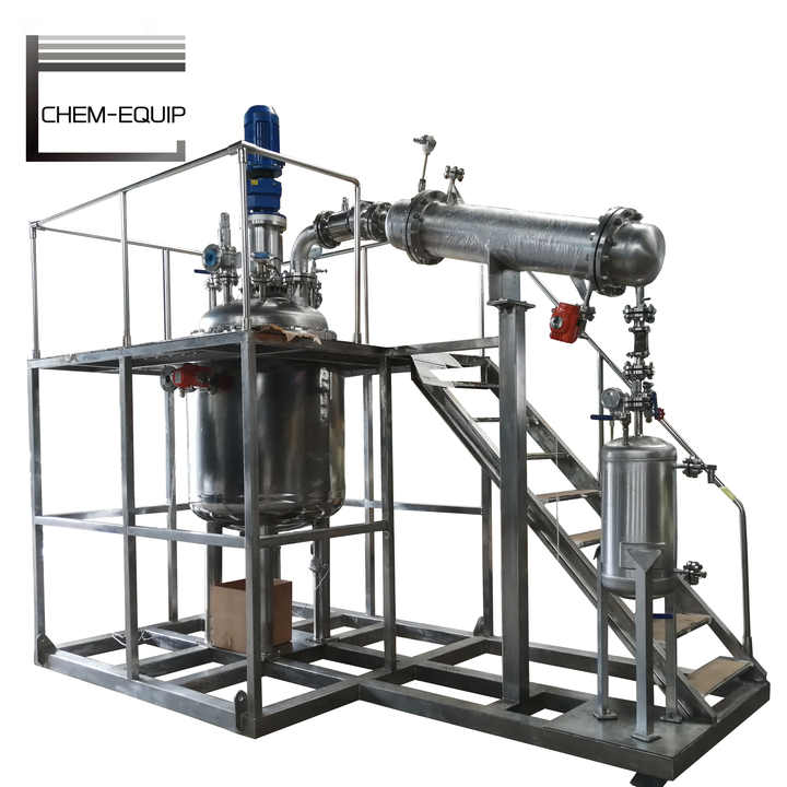 Alcohol Oxidation Reactor With Ethanol Distillation Column
