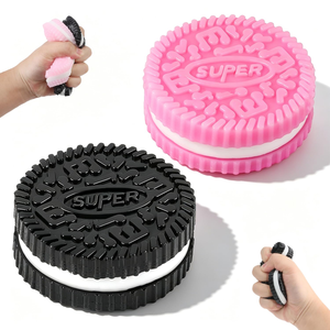 Juguete Antiestrés de Galletas Suaves de Colores, Hecho a Mano, para Aliviar el Estrés, Juguete Sensorial para Adolescentes y Adultos, para Aliviar la Ansiedad y la Relajación - Product Image 1