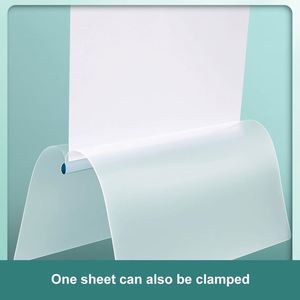 Morandi Color Custom PP A4 <b>Rod</b> Clip Large Capacity Student Triangle Folder Transparent Test Paper <b>Holder</b> Organizer Office School - Product Image 4