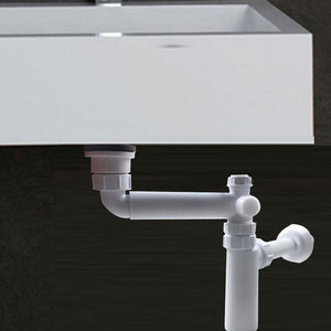 Sistema di Scarico per Lavabo WaiiHO 027 in Acciaio Inox 304 e PP per Uso in Cucina e Pavimento - Product Image 5