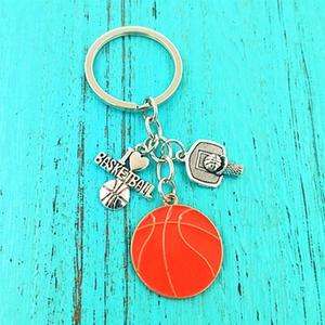 Llavero Deportivo <span class=keywords><strong>Personalizado</strong></span> de Baloncesto con Colgante de Aleación con Acabado en Aceite, <span class=keywords><strong>Regalo</strong></span> para el <span class=keywords><strong>Día</strong></span> <span class=keywords><strong>del</strong></span> <span class=keywords><strong>Padre</strong></span> - Product Image 1