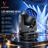 Lot de 7 mini-projecteurs LED 40W à effet œil de abeille avec iris, lumière DMX pour scène, DJ, discothèque, spectacle, événement