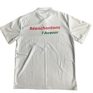 T-shirt caraco 90G en Polyester, haut uni, blanc, vogue, 120Gsm - Product Image 3