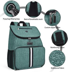 Дорожная сумка для собак, рюкзак для принадлежностей для домашних животных, рюкзак для путешествий для собак с 2 силиконовыми складными мисками и 2 корзинами для еды. - Product Image 5