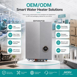 Chauffe-eau électrique commercial sans réservoir 36 kW 240 V avec application Wi-Fi intelligente et vanne de contrôle de débit intégrée pour eau chaude instantanée multipoints - Product Image 4
