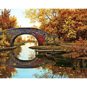 CHENISTORY DZ991565 DIY pintura por números pintura <span class=keywords><strong>de</strong></span> <span class=keywords><strong>otoño</strong></span> por números al por mayor decoración <span class=keywords><strong>de</strong></span> la habitación pintura al óleo para colorear por números - Product Image 1