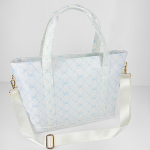 Vente en gros en usine Sac à main populaire étanche <span class=keywords><strong>de</strong></span> grande capacité pour femmes personnalisé à bas quantité minimale <span class=keywords><strong>de</strong></span> commande Sac fourre-tout en nylon Sac fourre-tout pour femmes - Product Image 3