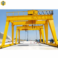 Grue portique à double poutre SHENLI, norme européenne, 15 tonnes, vitesse variable, positionnement automatique, télécommande, roulement moteur, engrenage