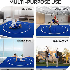 Estera de gimnasia inflable hecha a medida para entrenamiento de acrobacias uso en gimnasio de patio trasero - Product Image 6