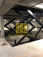 Plateforme élévatrice de stationnement SolidParking 5 tonnes à ciseaux double étage, entraînement hydraulique, durée de vie 10 ans, pour garage
