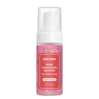 Glycérine Acide Citrique Rose Nettoyant Visage Bio Mousse Hydratant à l'Acide Hyaluronique avec Avantages Anti-Rides et Acné