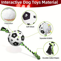 Ballon de football gonflable durable Jouets à mâcher pour chien de piscine de plage Jouet à mâcher interactif pour chien de taille moyenne