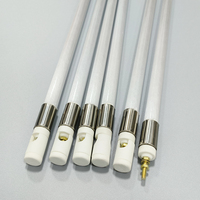 Tube chauffant en verre de quartz, lampe halogène, température de couleur, équipement de séchage, industrie du moulage par soufflage, PET