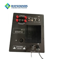 Plaque amplificatrice active pour caisson de basses BW-10 150W avec crossover 0-180° de phase, transformateur toroïdal 50Hz-150Hz pour haut-parleur de caisson de basses de 10 pouces