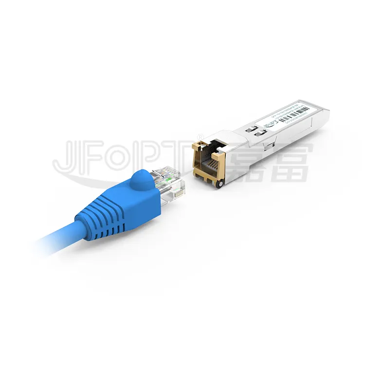 Gigabit SFP RJ45 10G נחושת מודול SFP + 30M 80M Ethernet 10/100/1000M RJ45 יציאת חשמל משדר