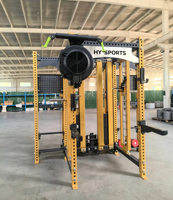 Système de rack de musculation commercial en acier réglable, pliable, mural, avec barre de traction pour l'entraînement des triceps