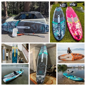 Planche de paddle <span class=keywords><strong>gonflable</strong></span> certifiée CE OEM, <span class=keywords><strong>longboard</strong></span> <span class=keywords><strong>gonflable</strong></span> Drop Stitch pour 2 personnes, planche de <span class=keywords><strong>surf</strong></span> <span class=keywords><strong>gonflable</strong></span> Drop Stitch. - Product Image 2