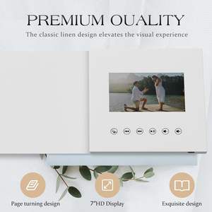 Folleto Digital Personalizado con Pantalla LCD TFT de 4.3, 5, 7 y 10 Pulgadas para Tarjetas de Presentación, Regalos, Invitaciones y Marketing - Product Image 2