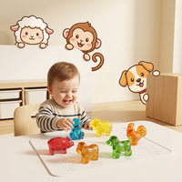 Groothandel Chinese dierenriem gummy snoepjes met herbruikbare DIY-vormpjes, dierenvormige gelei snoepjes, fruit smaak, zacht snoep voor cadeau's