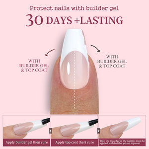 Nouveau Produit : Capsules d'Ongles Artificiels en ABS Français, Forme Amande Courte, 120 Pièces/Paquet, Couverture Complète, Produits pour Ongles - Product Image 4