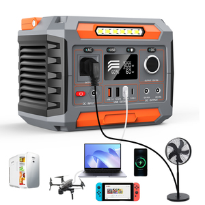 Mini Generador Solar de 300W, Estación de Energía Solar Compacta para Acampar, Iluminación Nocturna, Carga de Teléfonos y Suministro de Energía para Dispositivos Pequeños - Product Image 3