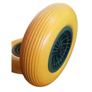 Durevole Flat Free 16 pollici PU gommapiuma ruote per carriola carrello a mano camion pneumatici per la vendita - Product Image 6