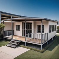 Maison Modulaire Préfabriquée Pliante à Montage Rapide, Cabine Mobile de Luxe Extensible en Conteneur 20ft 30ft 40ft, 2 ou 3 Chambres