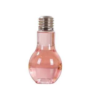 Modieuze Hotselling Borosilicate Gloeilamp Vorm Glazen Pot Lamp Cup Glazen Fles