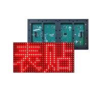 Módulo de Pantalla LED Rojo P10 SMD con Frecuencia de Actualización de 1920 Hz, Densidad de Píxeles de 32x16 y 1 Año de Garantía