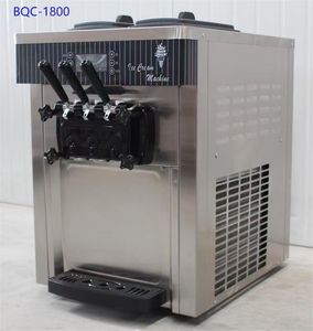 Máquina de helados de patio de comidas comercial de tres cabezas, máquina de helados suaves para Hotel, tienda de <span class=keywords><strong>postres</strong></span>, máquina para hacer helados, cafetería, Reino Unido - Product Image 6