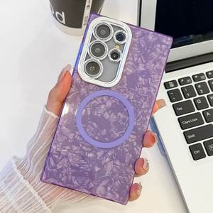 <span class=keywords><strong>Coque</strong></span> de téléphone magnétique électroplaquée TPU+IMD style Ins compatible pour A17/A16/S24 Ultra/S23/S25 – Meilleure vente - Product Image 5