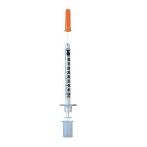 <span class=keywords><strong>Jeringa</strong></span> <span class=keywords><strong>de</strong></span> <span class=keywords><strong>Insulina</strong></span> MicroFine BD324824 <span class=keywords><strong>de</strong></span> 0.5ml U100 con Aguja Fija <span class=keywords><strong>de</strong></span> 29G y 12.7mm para Inyección en la Diabetes - Product Image 1