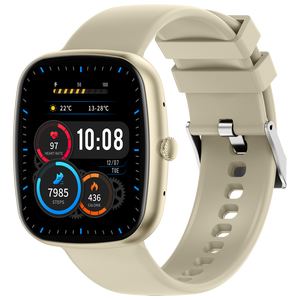 VALDUS jam tangan pintar IP67, arloji cerdas layar persegi 1.83 inci tahan air GPS pelacak gerakan mendukung latihan pernapasan VS10 modis - Product Image 5