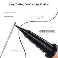 Crayon Eyeliner Liquide Halal Certifié BPOM Ultra Fin 0,01 mm Imperméable Séchage Rapide Longue Durée Anti-Bavures Marque Privée
