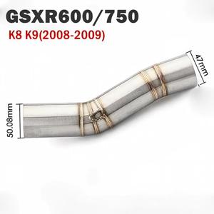ท่อไอเสียแบบสวมสำหรับรถมอเตอร์ไซค์ Suzuki Gsxr700 Gsxr750 <span class=keywords><strong>K6</strong></span> <span class=keywords><strong>K7</strong></span> K8 <span class=keywords><strong>GSXR</strong></span> 600 750 08-09 รุ่นแบบเต็มระบบ พร้อมท่อกลาง - Product Image 6