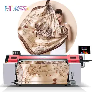 Versátil MT MTuTech Belt Drive Digital Home Textile Product Machinery Máquina impressão têxtil