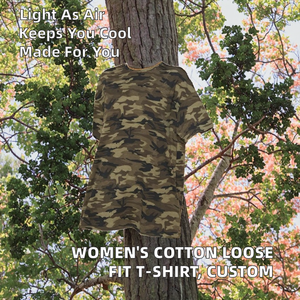 Camiseta de Mujer 100% Algodón, Corte Regular, Ligera, Secado Rápido, Transpirable, Lisa, Teñida, con Decoración de Logotipo Tejido, Informal de Verano - Product Image 2