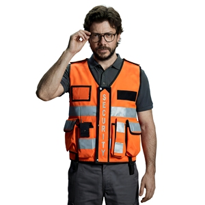 Gilet de sécurité réfléchissant à haute visibilité avec fermeture éclair avant, gilet de sécurité à bas prix - Product Image 1