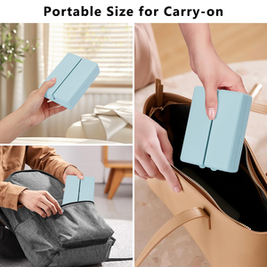 Portable Box <b>7</b>-days for Medicine PP Magnetic Flip Cap Rectangle 10*<b>7</b>*2.5cm Blue Green <b>Tablet</b> Covers Cases Travel Pill Storage - Product Image 6