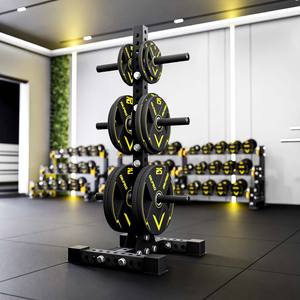 Set di Piastre Pesi in PU Uretano Premium per Sollevamento Pesi, per Palestre Commerciali e Competizioni, Vendita all'Ingrosso - Product Image 5