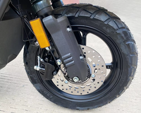 Skuter Bensin Sport HUANCHI 150cc Terbaru dengan ABS & Lampu LED Mesin 4-Tak Berpendingin Udara 10HP Kecepatan Maks >80km/jam