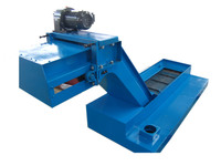 Convoyeur à copeaux CNC pour tour CNC, système de collecte de copeaux métalliques, convoyeur à bande articulée, système d'élimination des copeaux, en acier inoxydable, longue durée de fonctionnement
