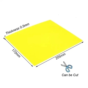 לוחית בידוד אפוקסי לוחית סוללה ליפו4 חבילת סוללות שימוש diy 3240 3.2v 280ah 320ah 310ah 90ah 12.8v 0.5 מ "מ עובי 203x172mm - Product Image 5