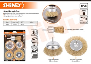 Brosses de laiton à fil 94945mm, 5 pièces, pour outil rotatif <span class=keywords><strong>Dremel</strong></span> - Product Image 2