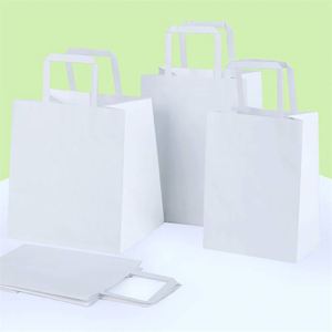 KUAIMA <b>Small</b> Kraft Gift <b>Bags</b> 22*11*27cm Brown Paper <b>Bags</b> with Handles Bulk for Gift Shopping Birthday Wedding Business Party - Product Image 2