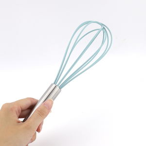 Batidor de Huevos Manual de Acero Inoxidable y Silicona Antiadherente, Multifunción, 25.3x6.3cm, Color Personalizado, Logotipo Personalizado - Product Image 5